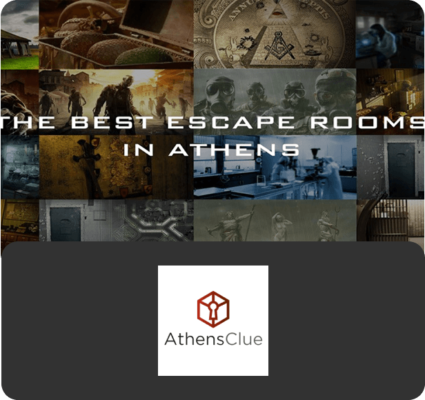 Προσφορά Athens Clue για δωμάτια απόδρασης στην Αθήνα